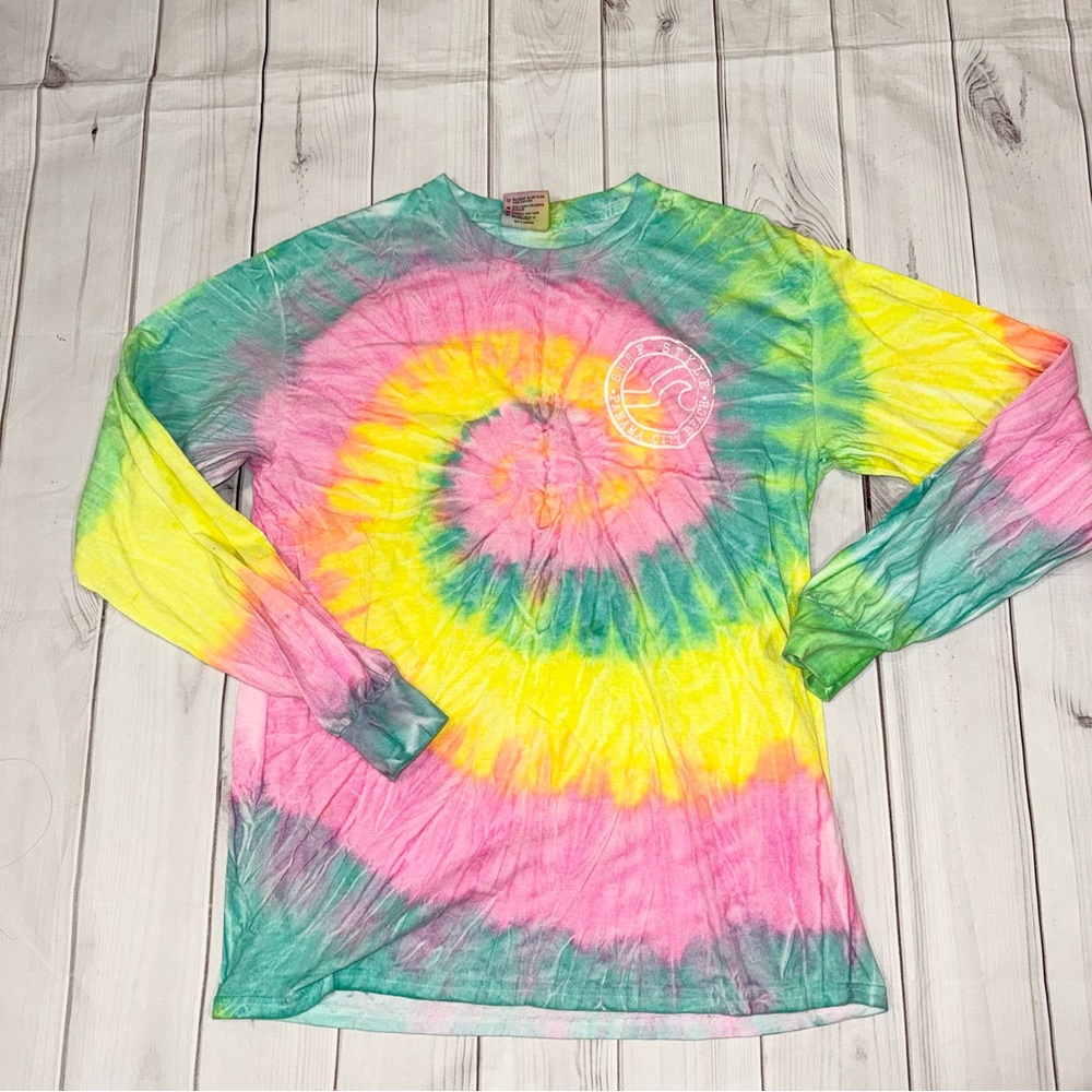 Tie Dye Panama City Beach Florida - Long Sleeve Tee